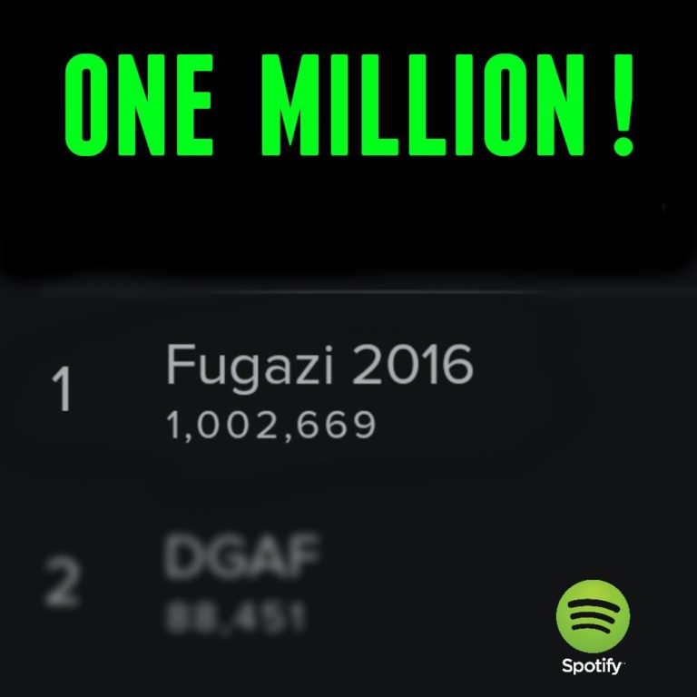 Fugazi Spotify Million